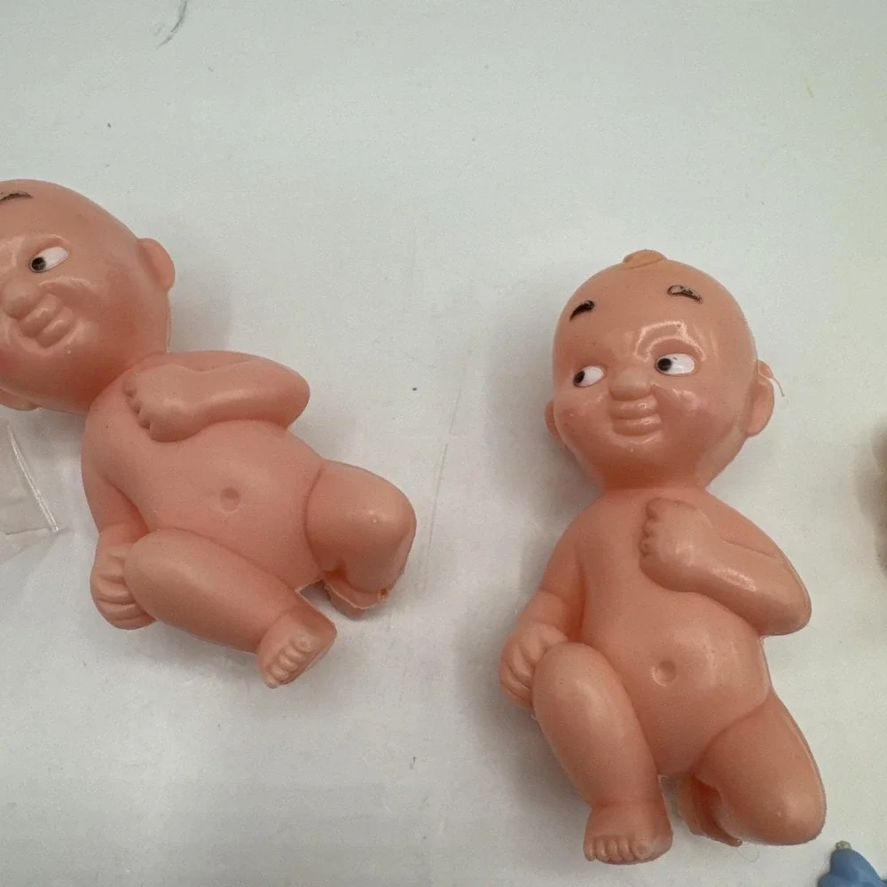Vintage Large Lot Baby Shower Cake‎ Cupcake Toppers 40 Pieces Party Favors